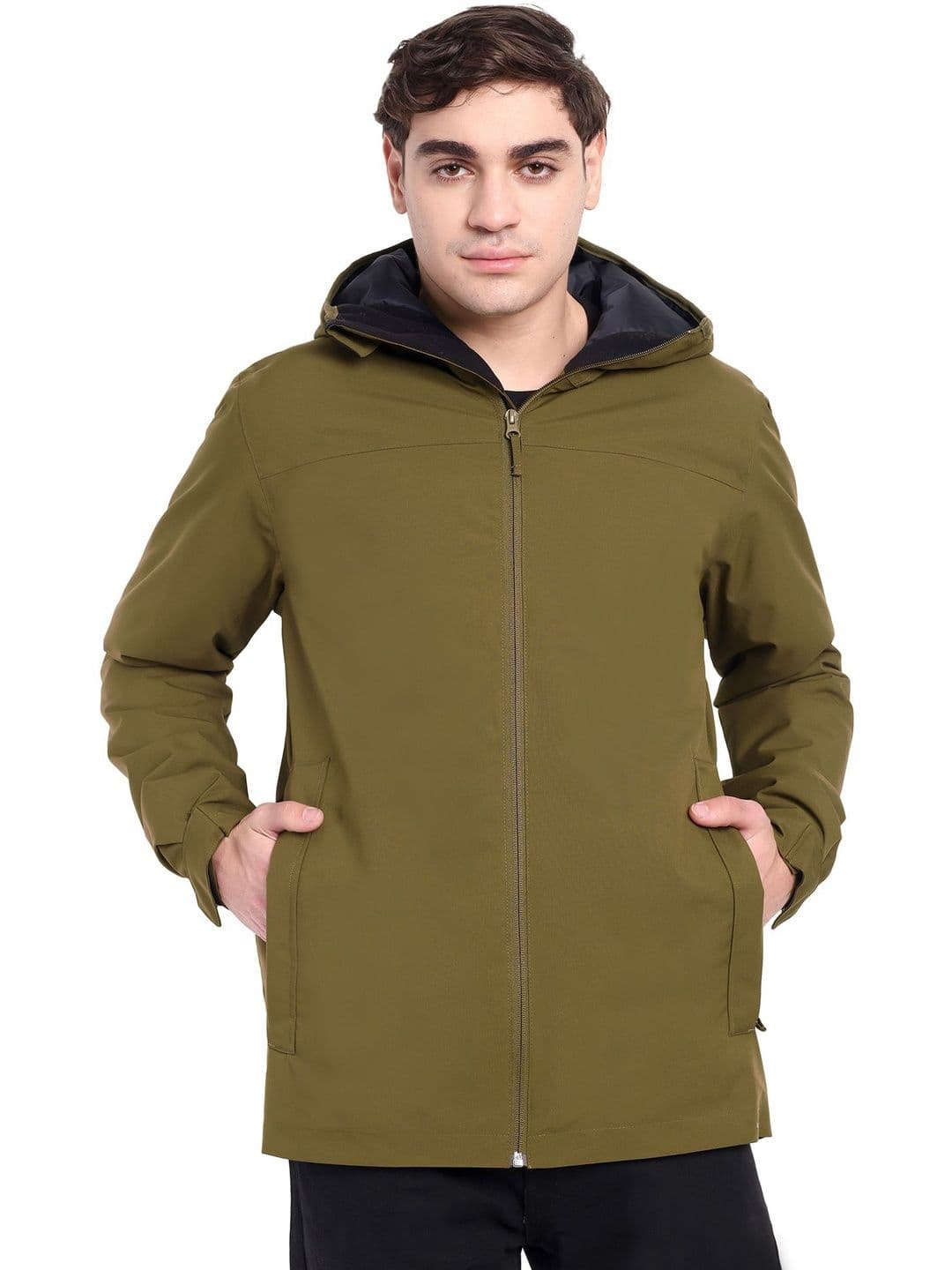 Adventra Sports Men Green Skiing Jacket - view 1