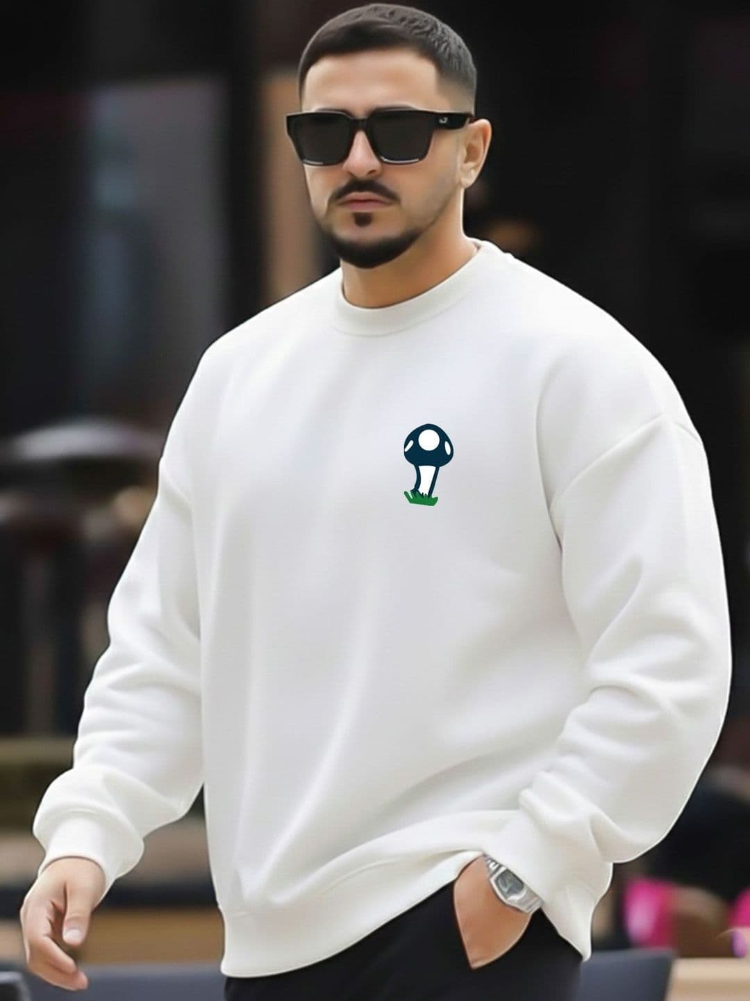 AUSK Men Printed Sweatshirt - view 1