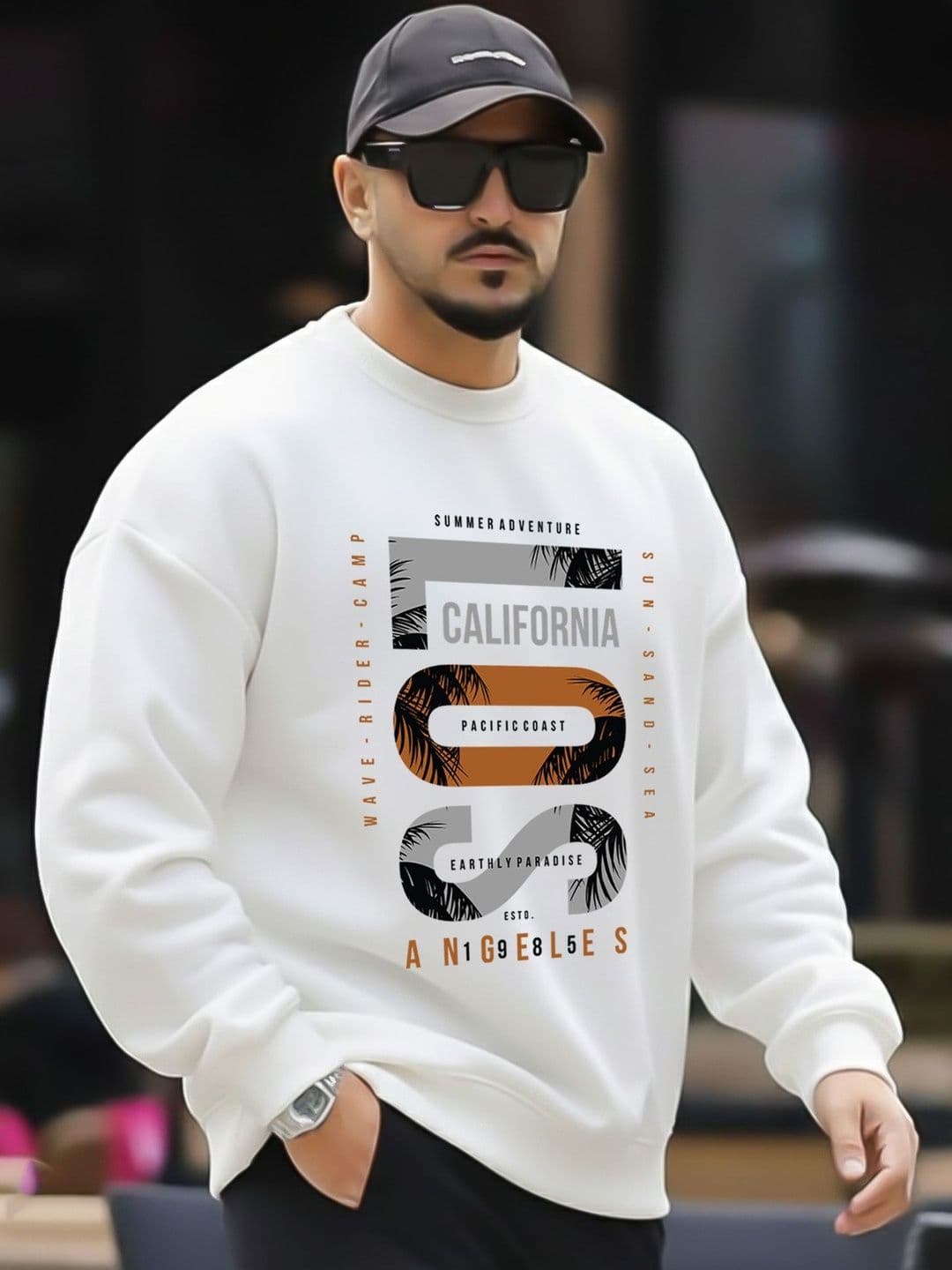 AUSK Men Printed Sweatshirt - view 1
