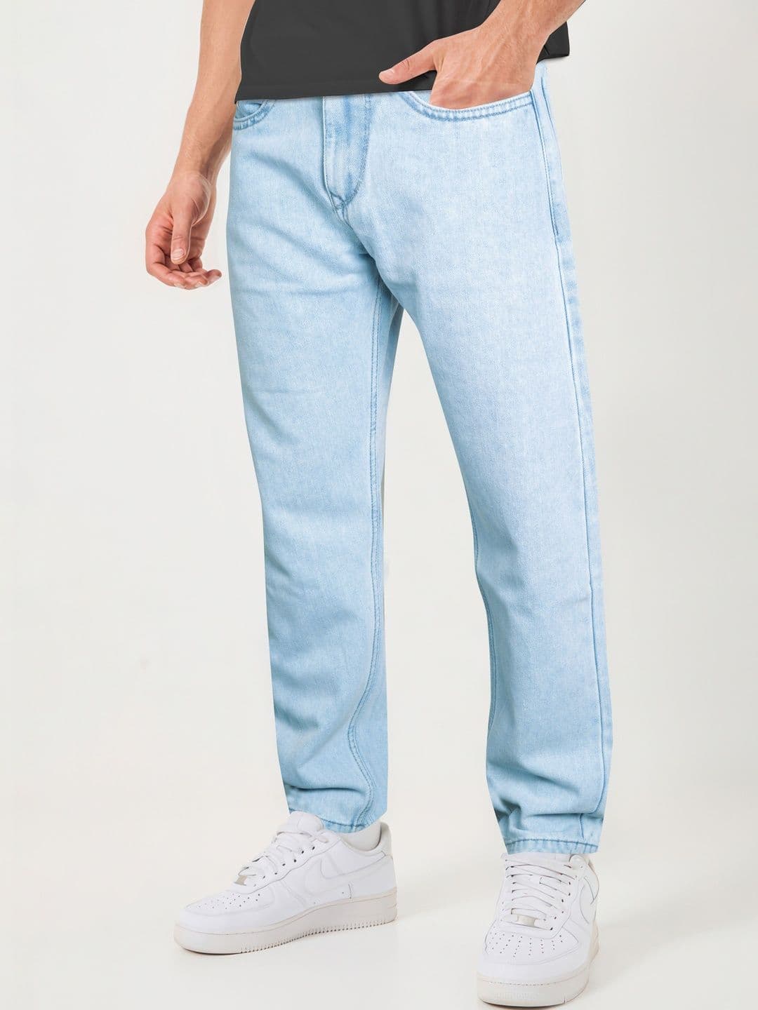 RIG BONE Men Loose Mid-Rise Light Fade Jeans - view 1