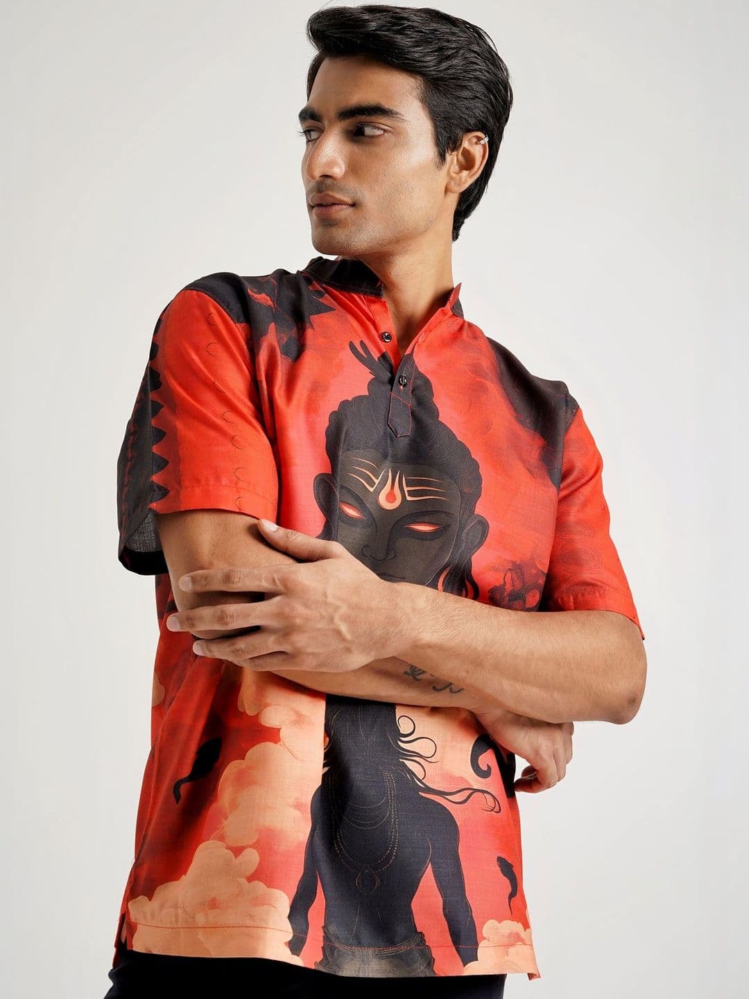 Clazzey Men Quirky Printed Kurta - view 1