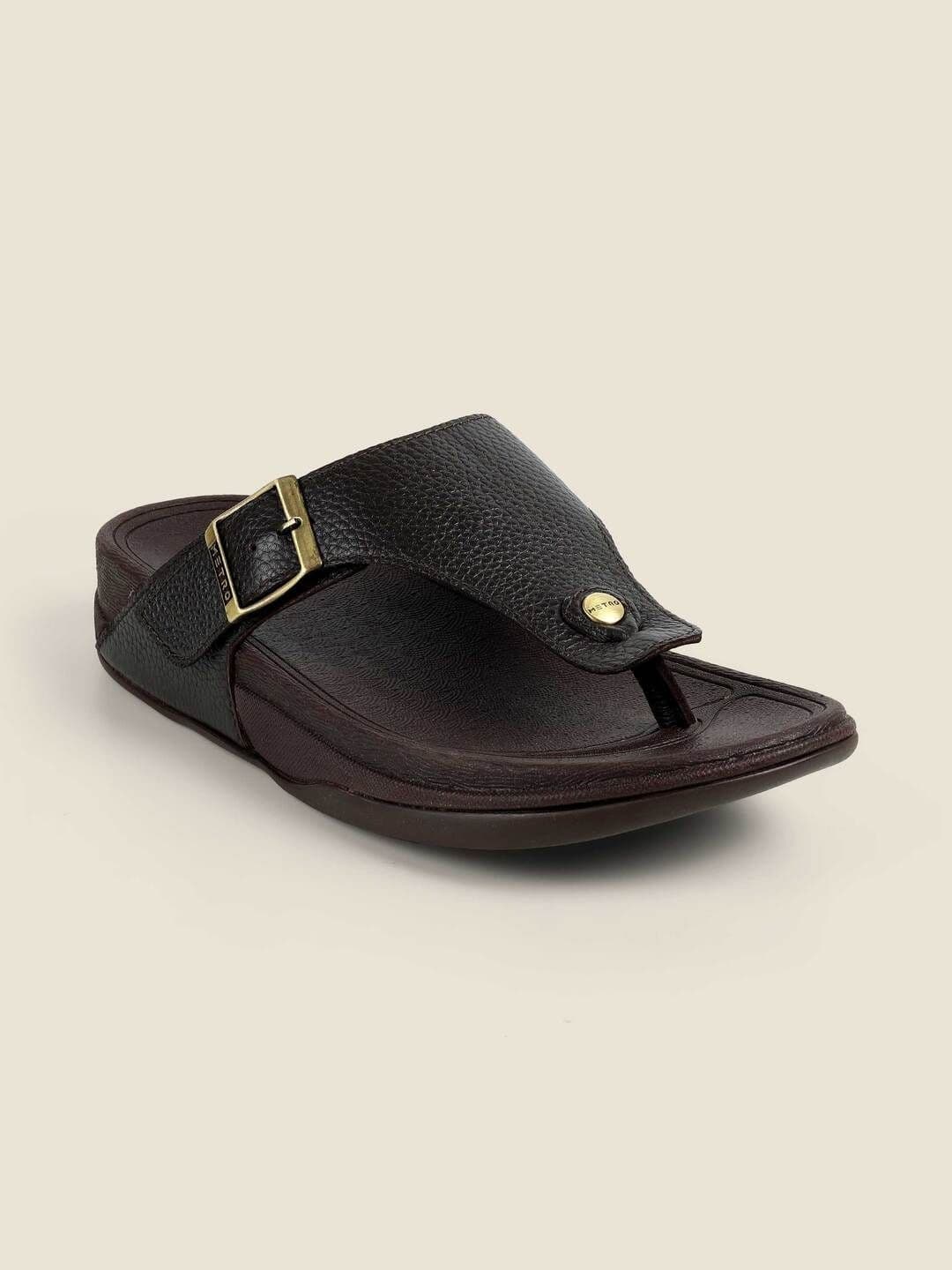 Metro Men Leather Comfort Sandals - view 1
