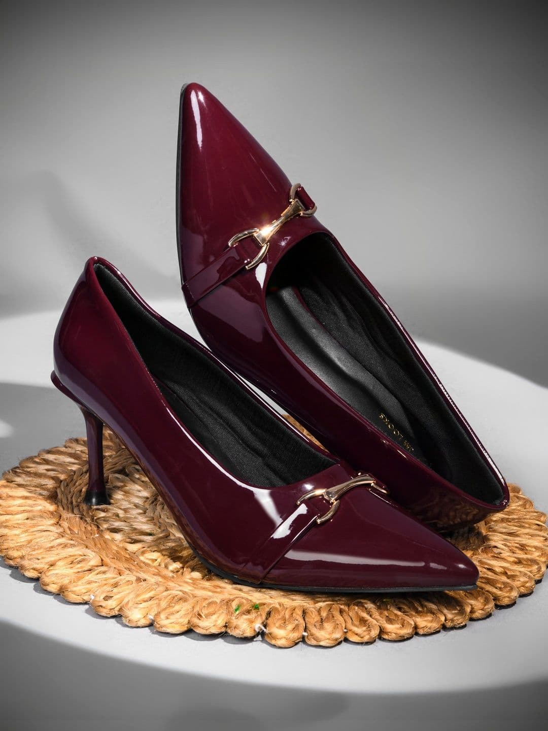 Froh Feet Party Stiletto Pumps with Buckles - view 1