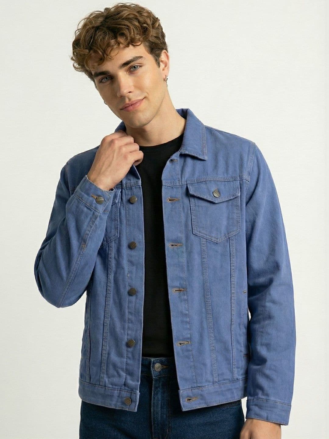 glitchez Men Denim Jacket - view 1