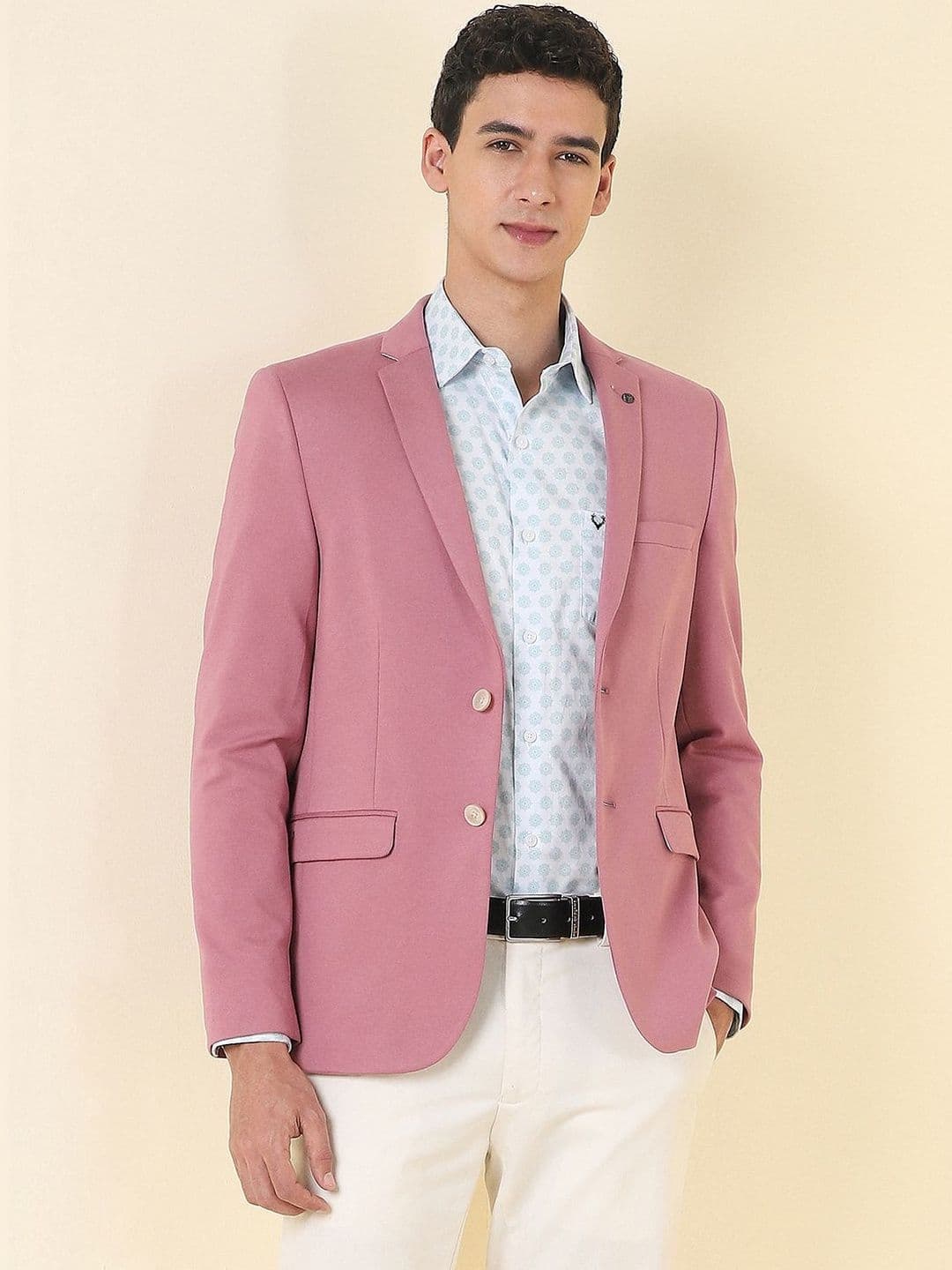 Allen Solly Super Slim Fit Single-Breasted Blazer - view 1