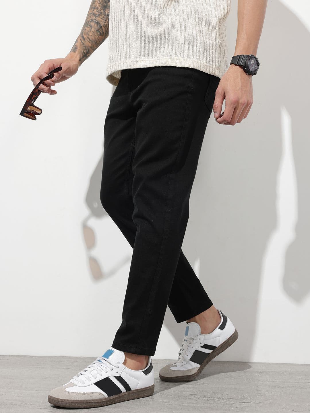 The Roadster Life Co. Men Straight Fit Mid-Rise Stretchable Jeans - view 1