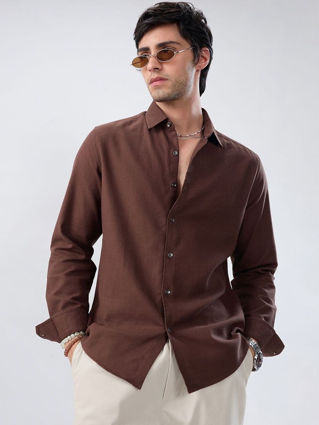 VASTRADO Men Classic Slim Fit Casual Shirt - view 1