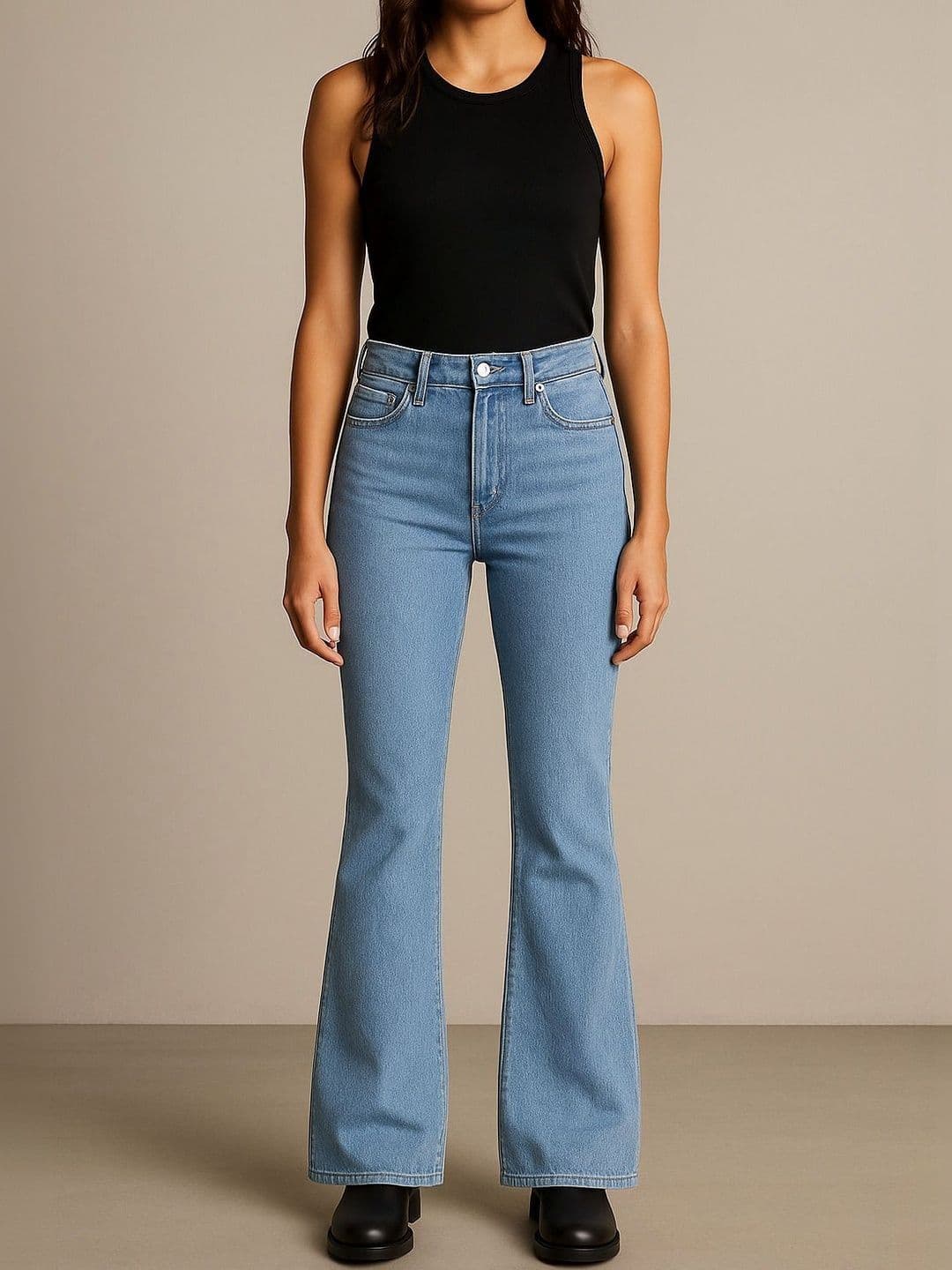 KASHIANXSTYLE Women Comfort Bootcut High-Rise Stretchable Jeans - view 1