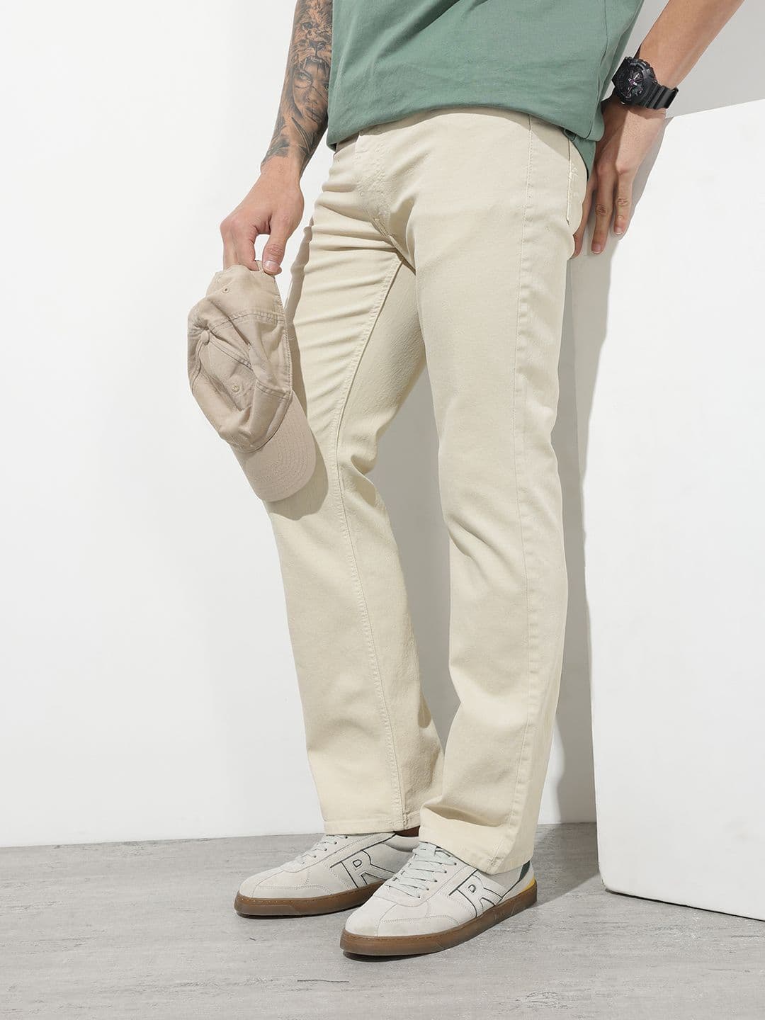 The Roadster Life Co. Men Bootcut Stretchable Jeans