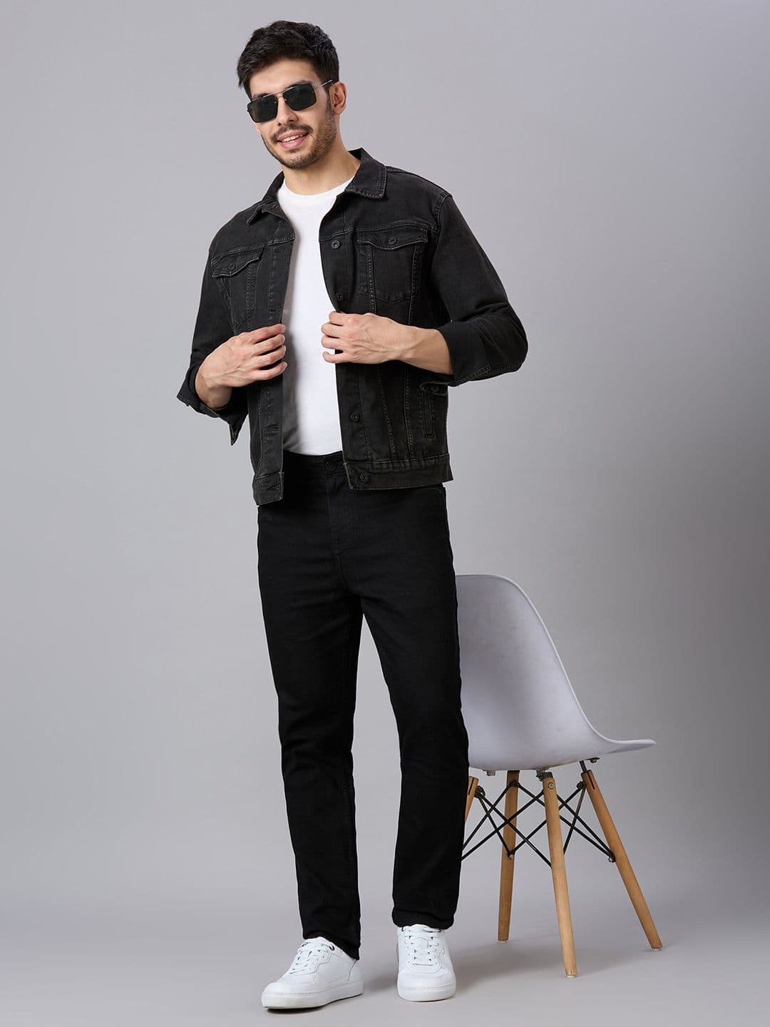 Style Quotient Men Narrow Skinny Fit Mid-Rise Stretchable Jeans - view 1