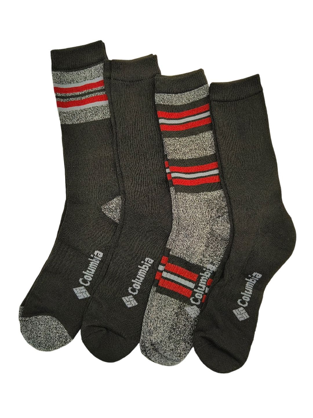 Columbia Men Pack Of 4 Striped Ankle Length Socks - view 1
