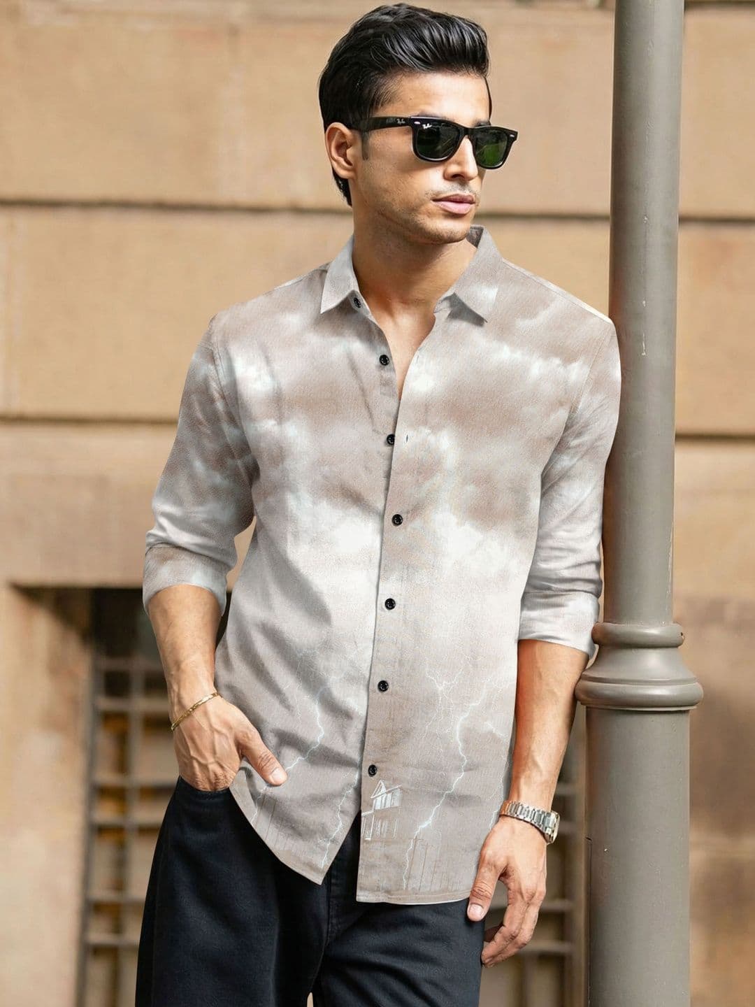 SANBROS Men Casual Shirt - view 1