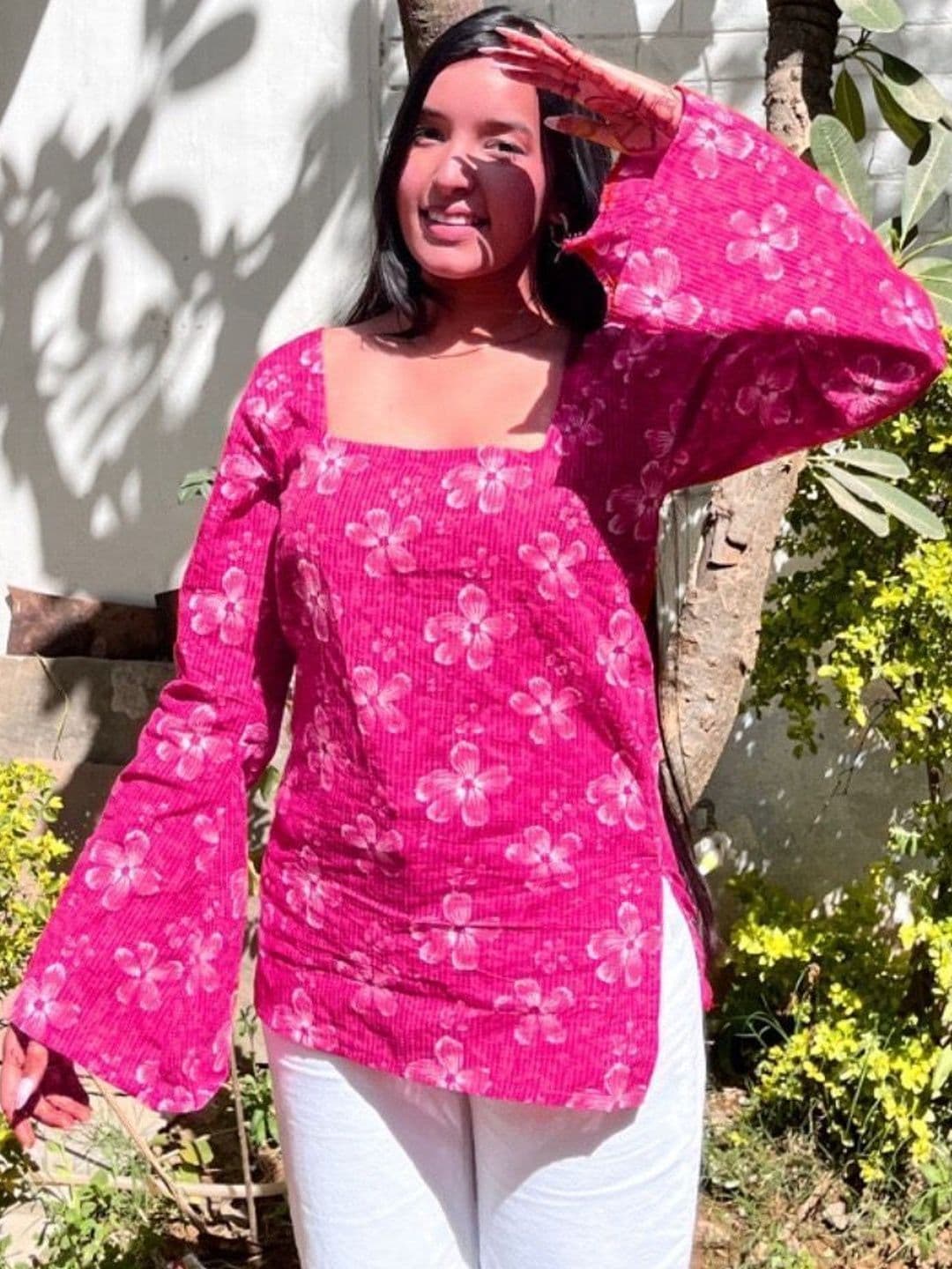 Zyla Women Floral Printed Kurta - view 1