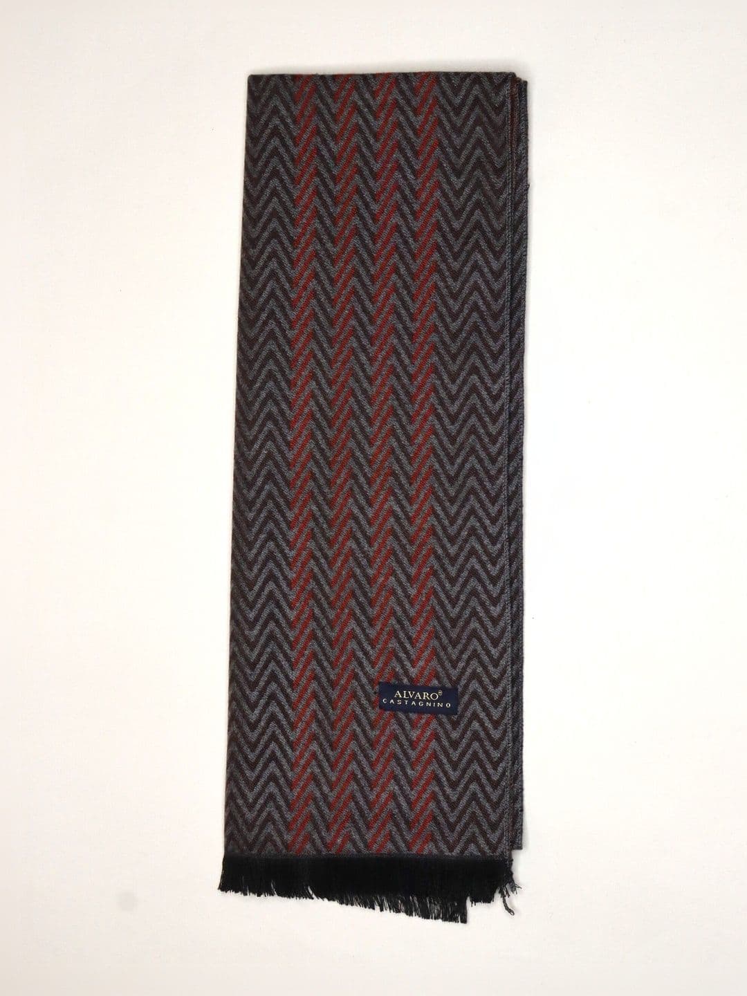 Alvaro Castagnino Men Striped Merino Wool Mufflers - view 1