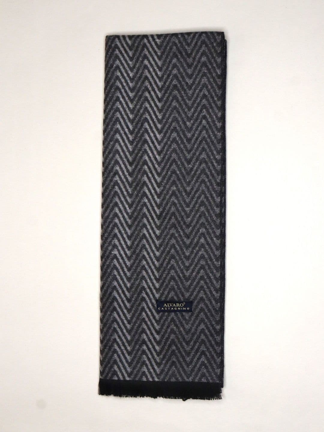 Alvaro Castagnino Men Striped Merino Wool Mufflers - view 1