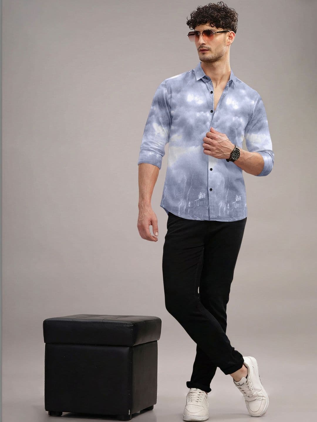 SANBROS Men Casual Shirt - view 1