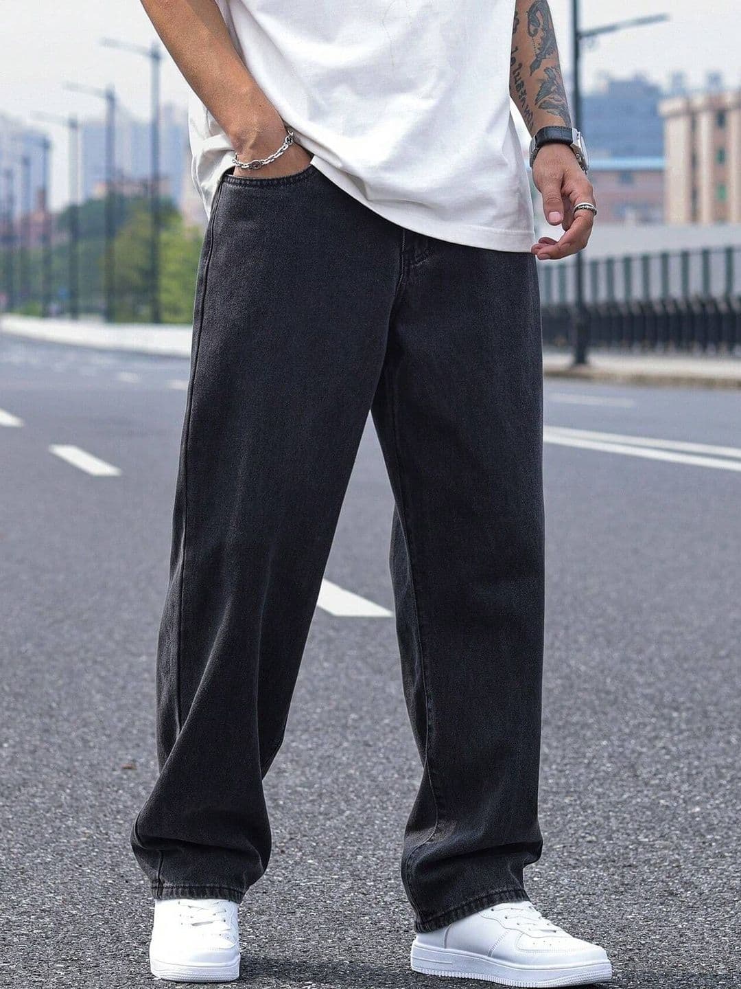 DENIMLOOK Men Mid-Rise Light Fade Stretchable Jeans - view 1