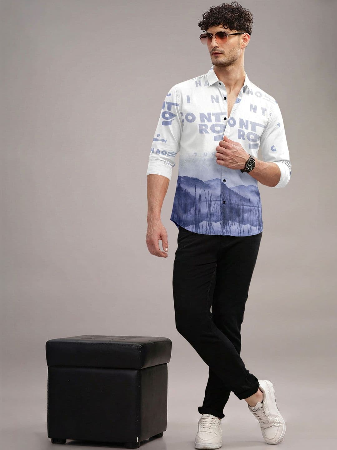SANBROS Men Casual Shirt - view 1