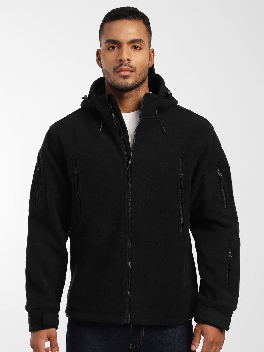 MOUNTMILLER Men's 10 Zip Outpost Superbond Tactical Windproof Fleece Jacket - view 1