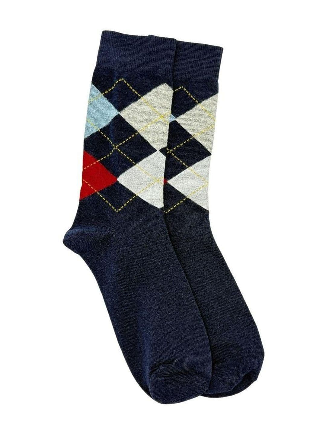 The Tie Hub Cotton Patterned Above Ankle Length Socks - view 1
