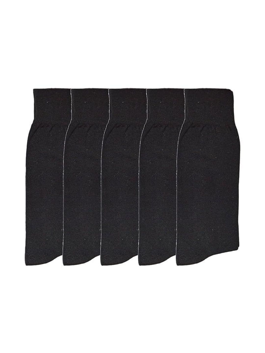 TENDSY Men Pack Of 5 Cotton Calf Length Socks - view 1