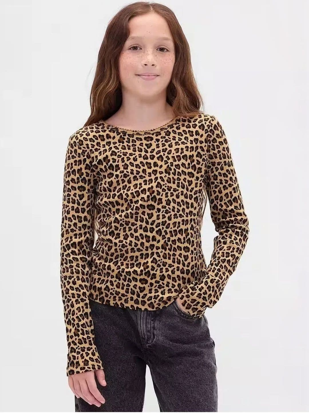 GAP Printed Cotton Round Neck Regular Tops - view 1
