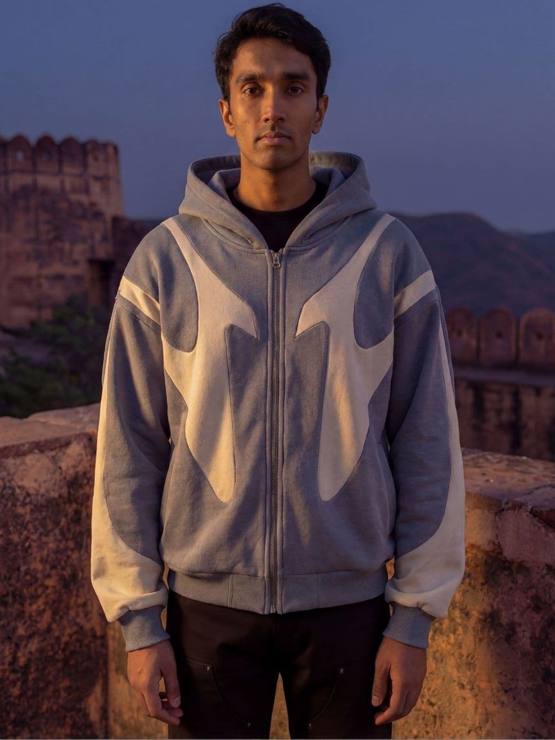 EVERDION Men Colourblocked Open Front Jacket - view 1