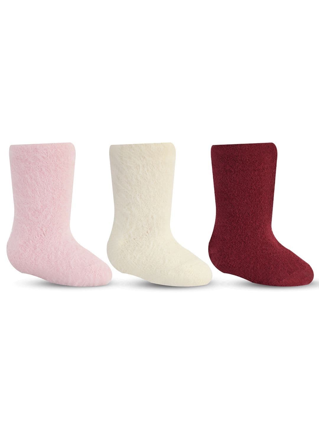 Bonjour Kids Pack of 3 Cotton Ankle Length Socks - view 1
