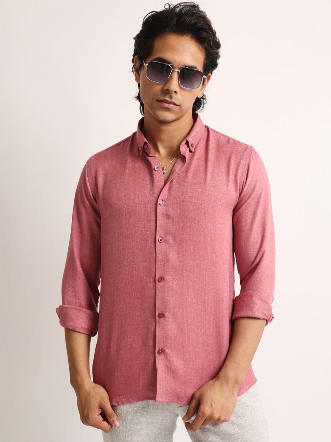 Maniac Men Collared Neck Full Sleeve Casual Shirt - view 1