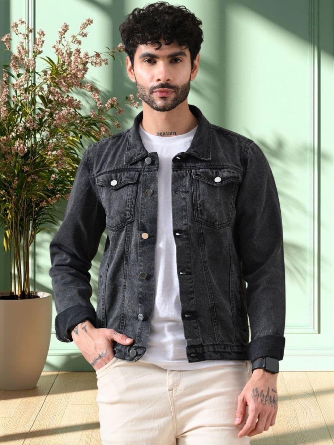 Moda Rapido Men Denim Jacket - view 1