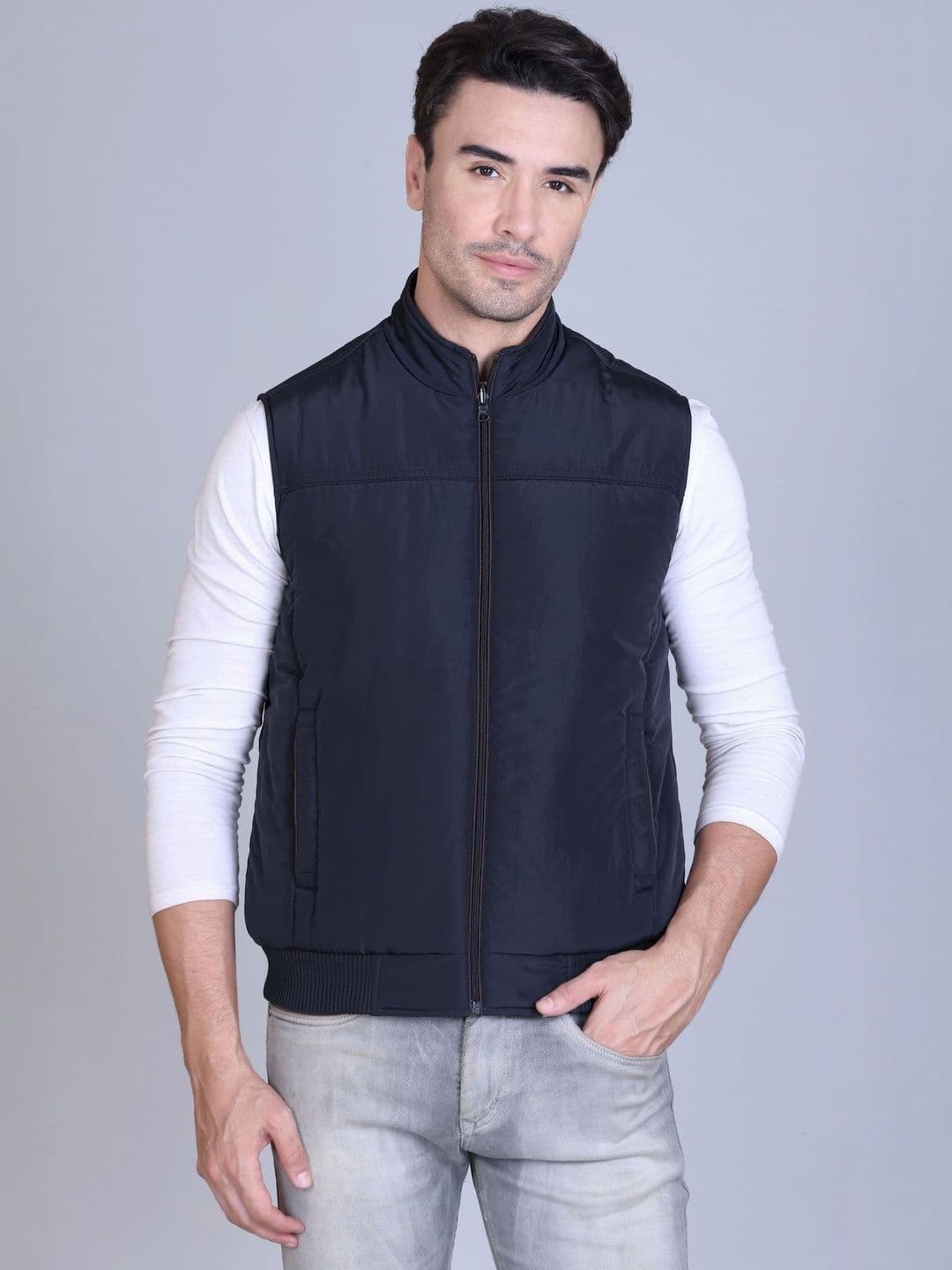 Rare Times Men Lightweight Puffer Jacket - view 1