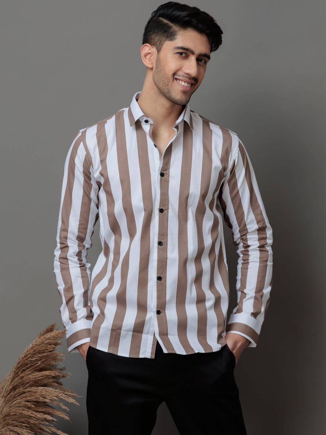 MARMIC FAB Men Classic Striped Casual Shirt - view 1