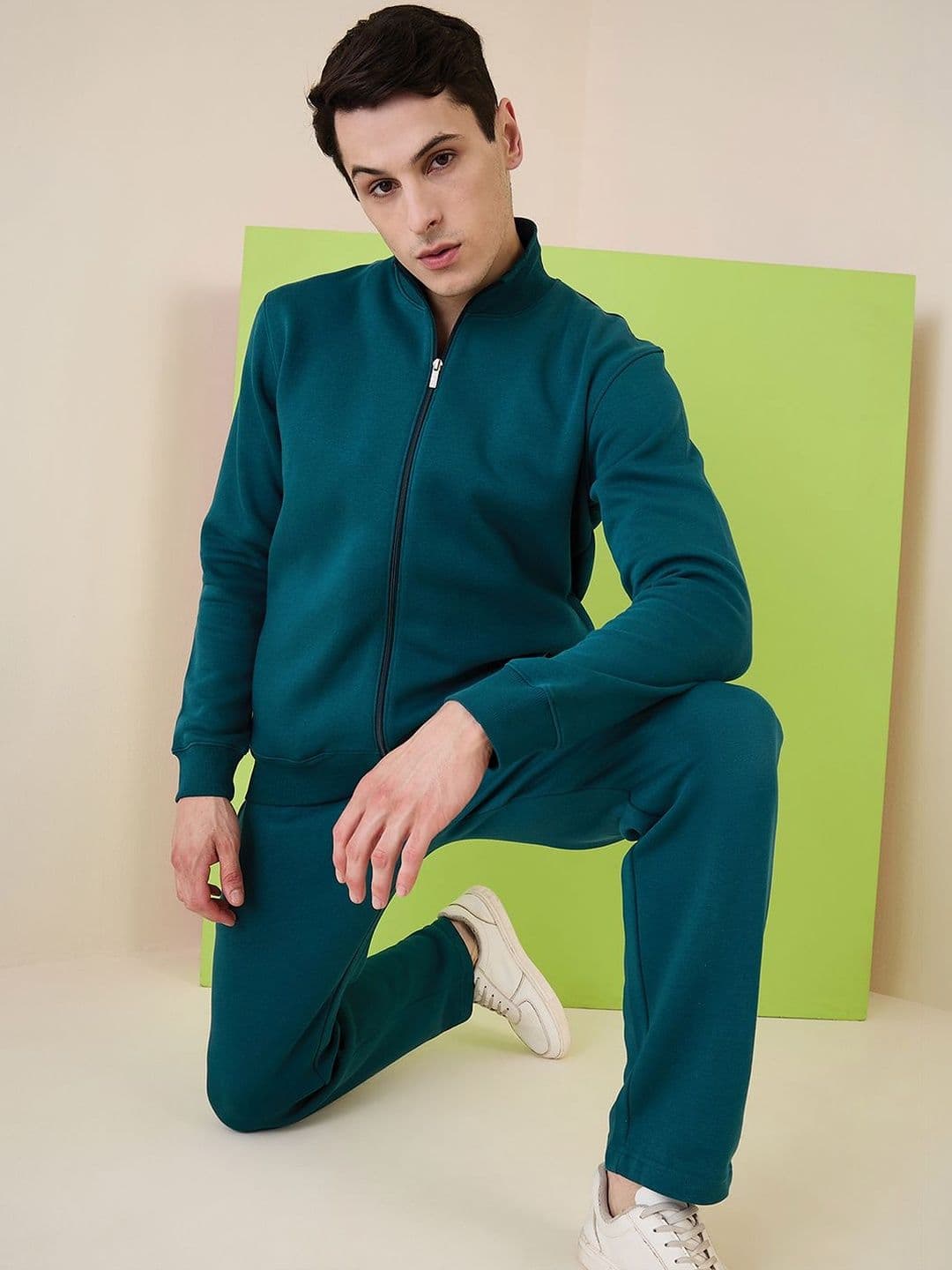 Sweet Dreams Men Mock Collared Mid-Rise Tracksuit - view 1