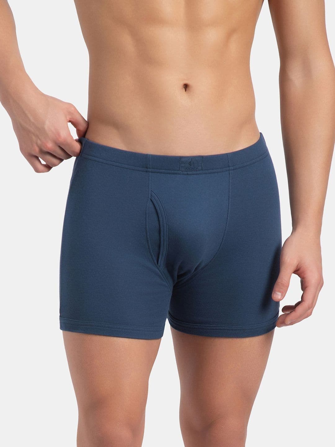 Jockey Combed Cotton Rib Boxer Brief with Ultrasoft and Durable Waistband-8008 - view 1
