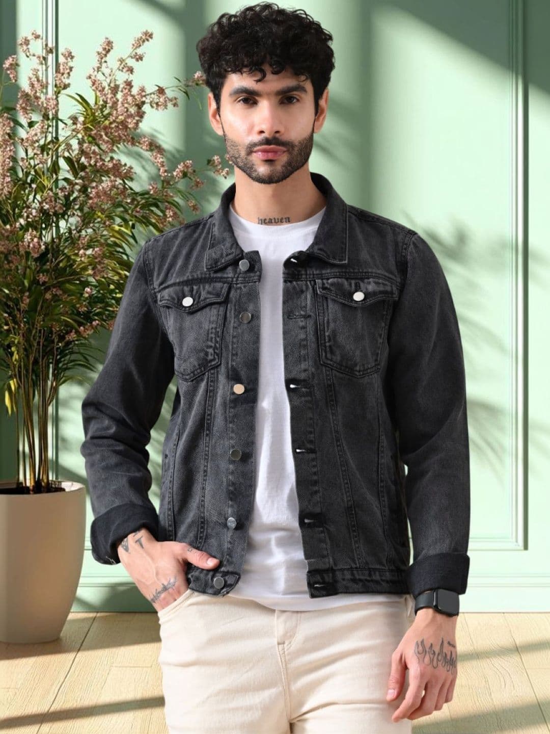 Moda Rapido Men Denim Jacket - view 1