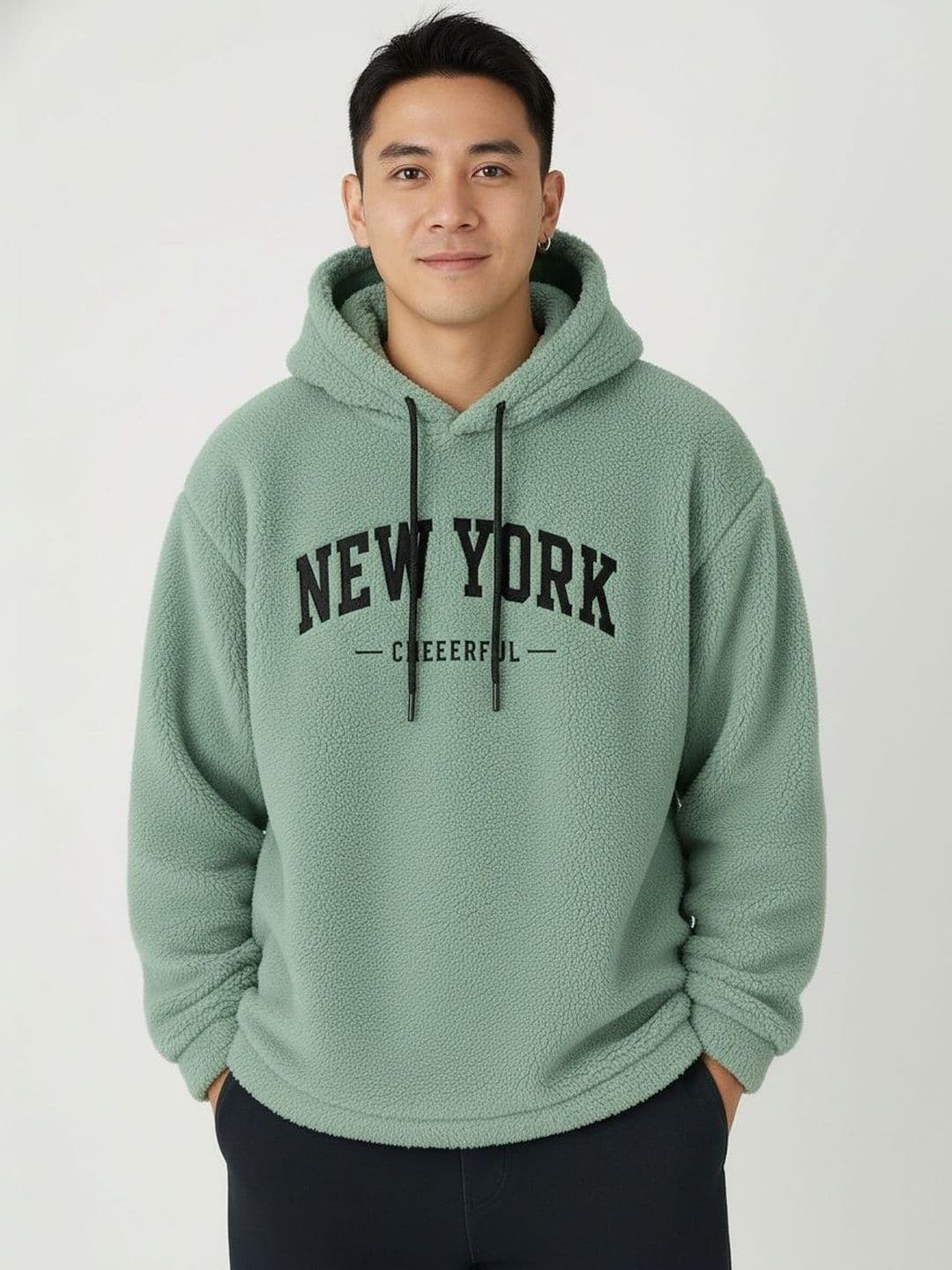 R.Code by The Roadster Life Co. Men Printed Hooded Sweatshirt - view 1