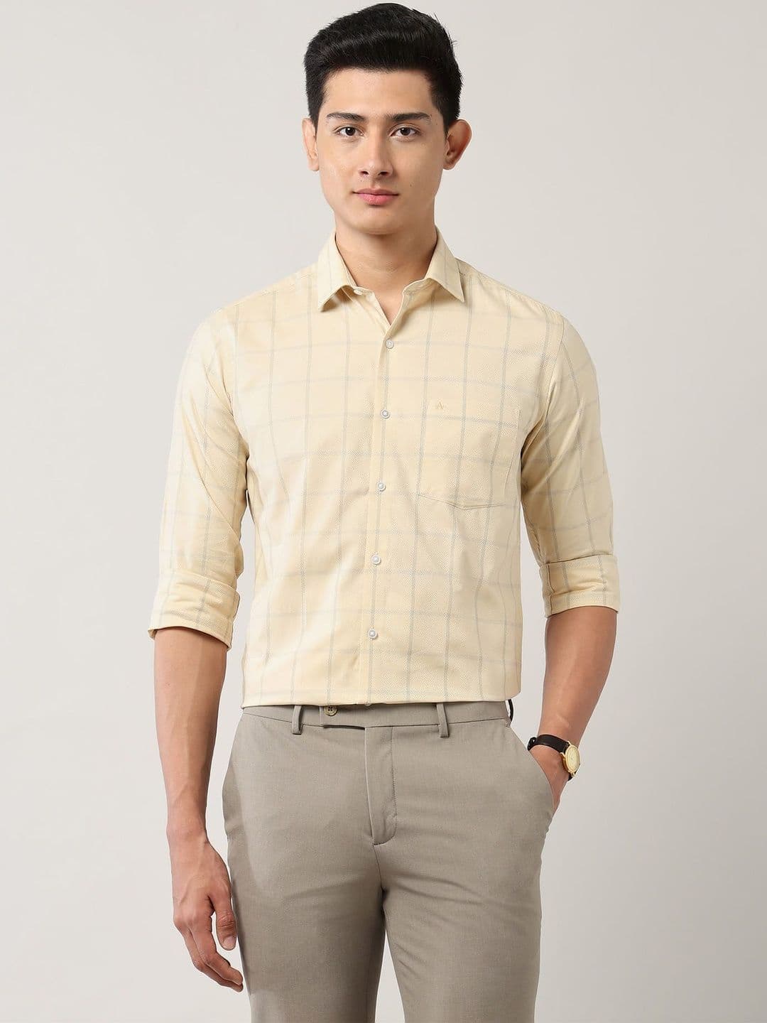 Arrow Men Slim Fit Checked Casual Shirt - view 1