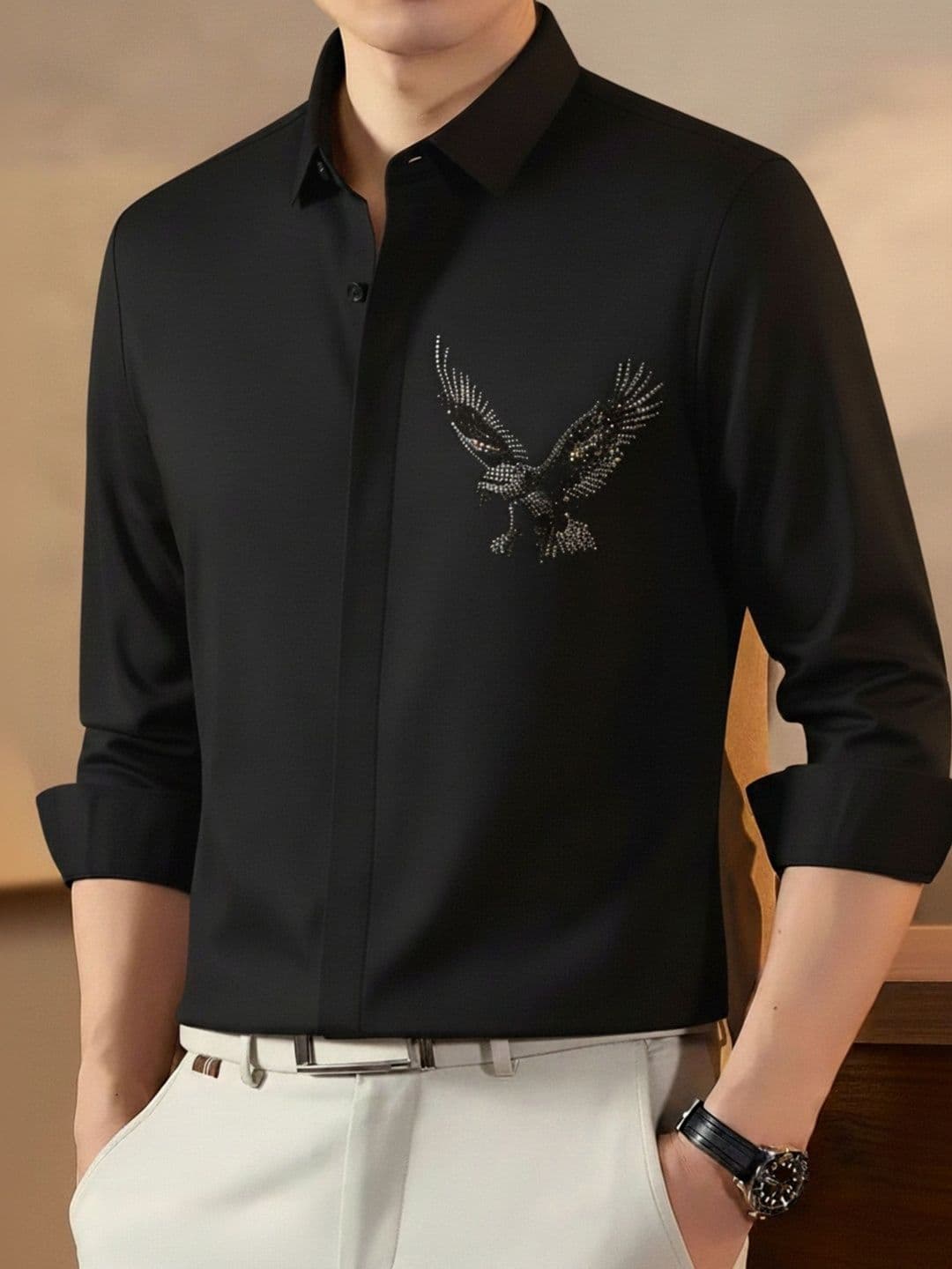 KEHAR Men Straight Printed Casual Shirt - view 1