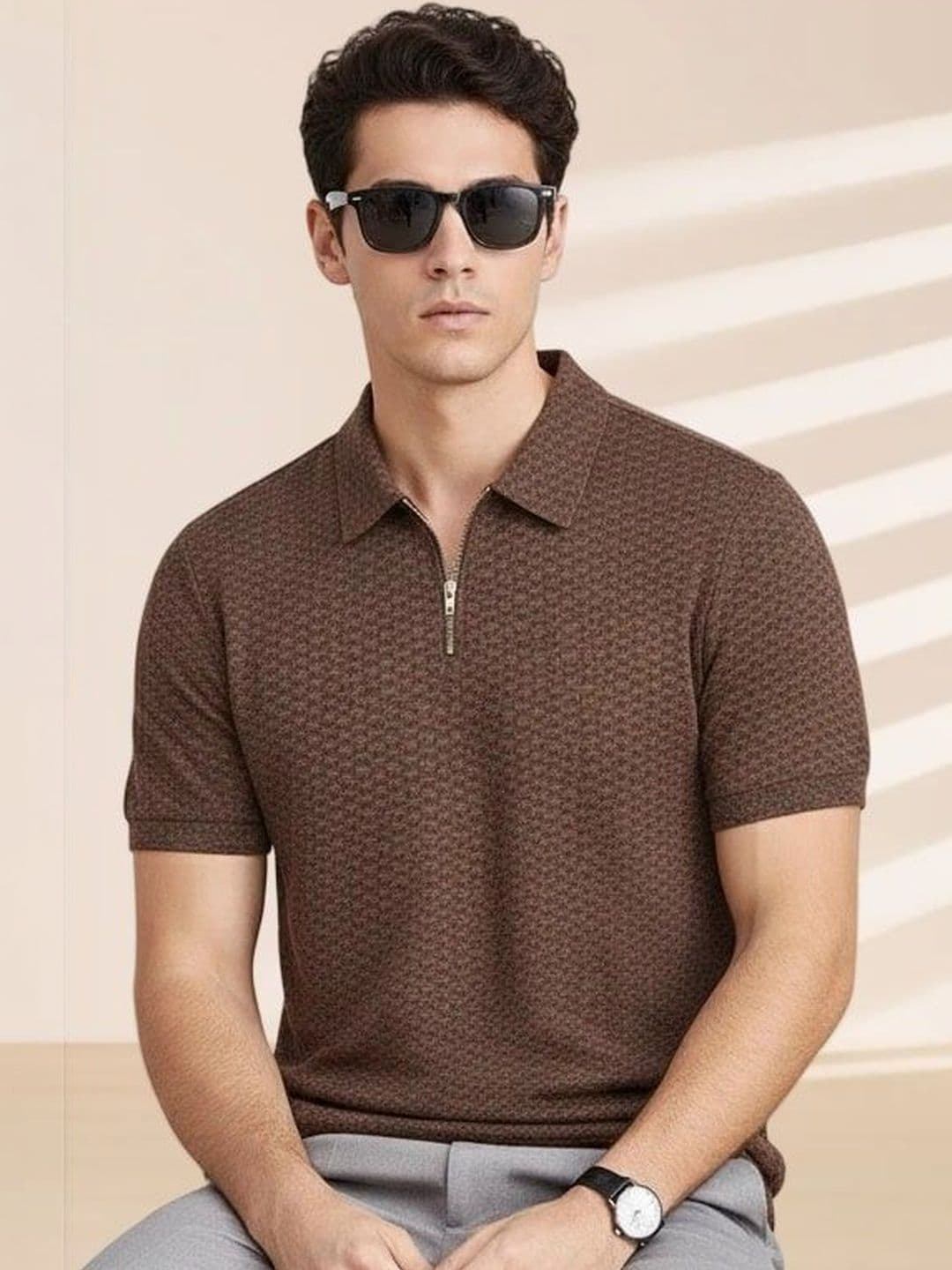 SZN Men Polo Collar T-shirt - view 1