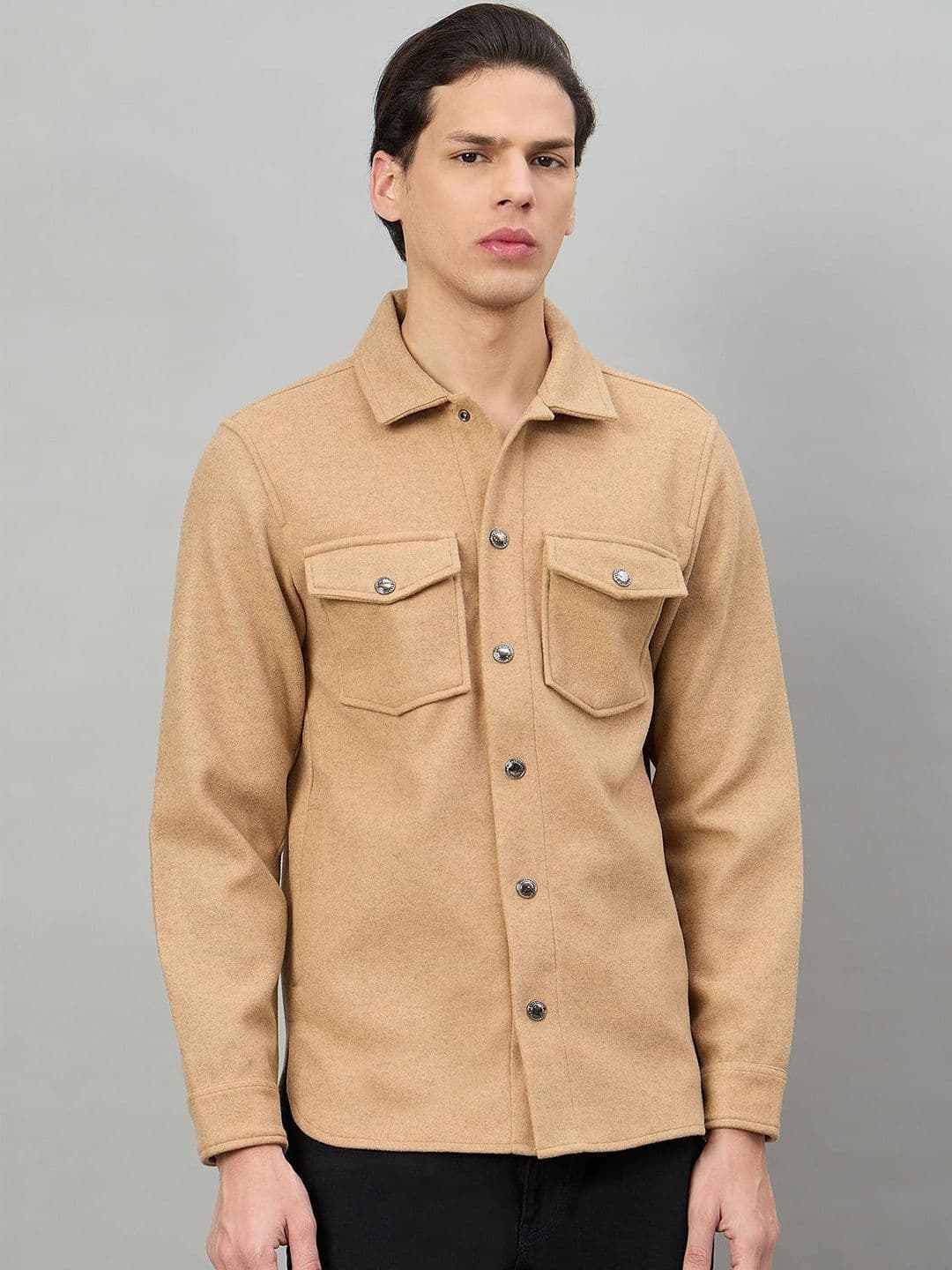 Duke Men Woollen Open Front Jacket - view 1