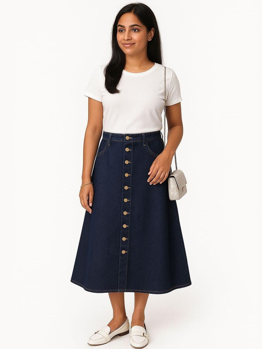 Tripursundari Fashion A-Line Maxi Skirt - view 1