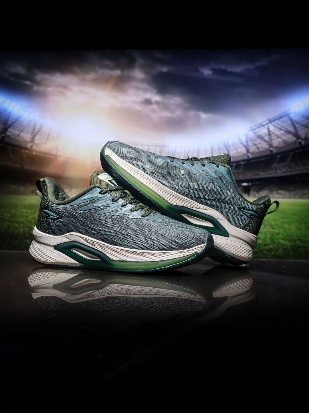 ASIAN Men Mesh Running Non-Marking Shoes - view 1
