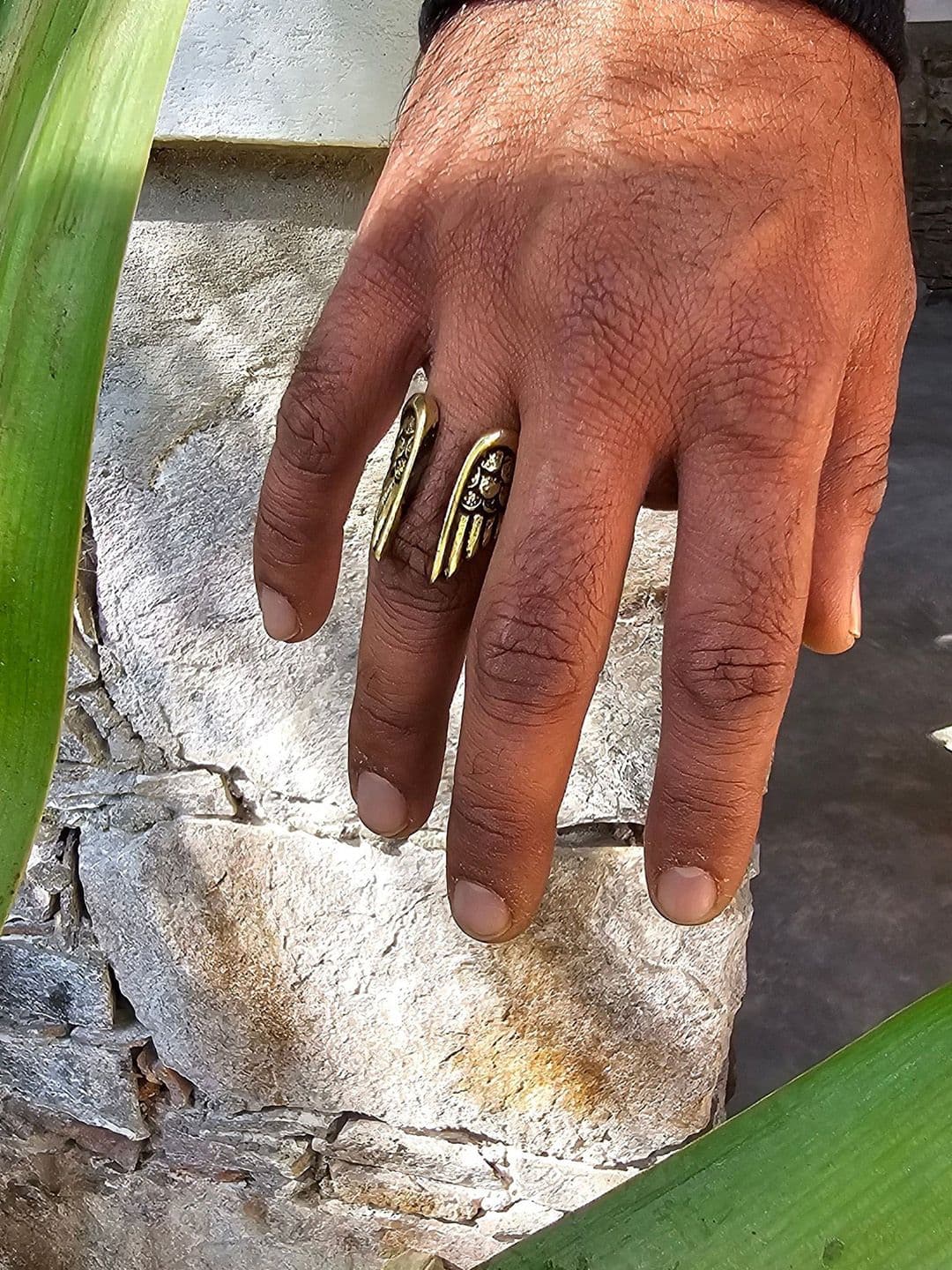Soul Works Adjustable Angel Finger Ring - view 1
