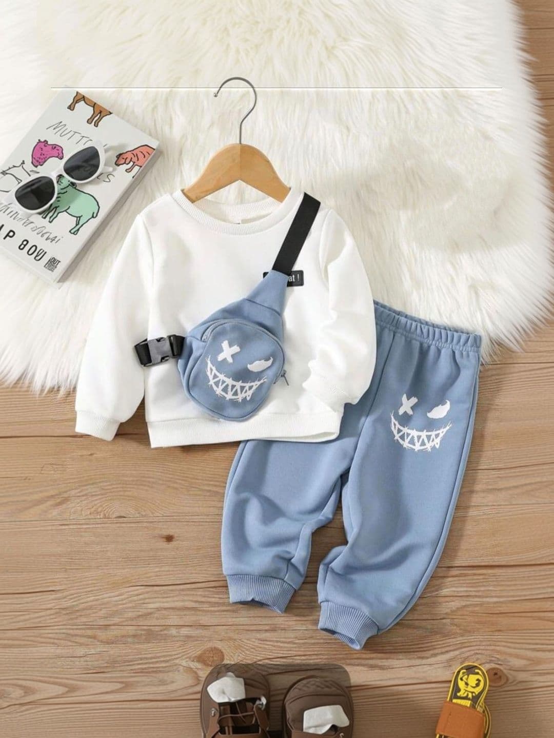 FAHAD CREATIONS Unisex Kids Printed Trousers - view 1