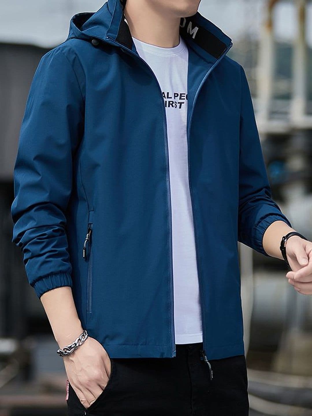 StyleCast x Revolte Men Windcheater Outdoor Tailored Jacket - view 1