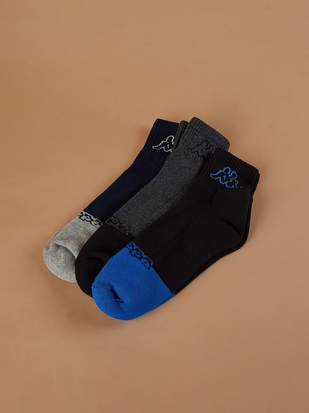 Kappa Men Pack Of 3 Cotton Ankle Length Socks - view 1