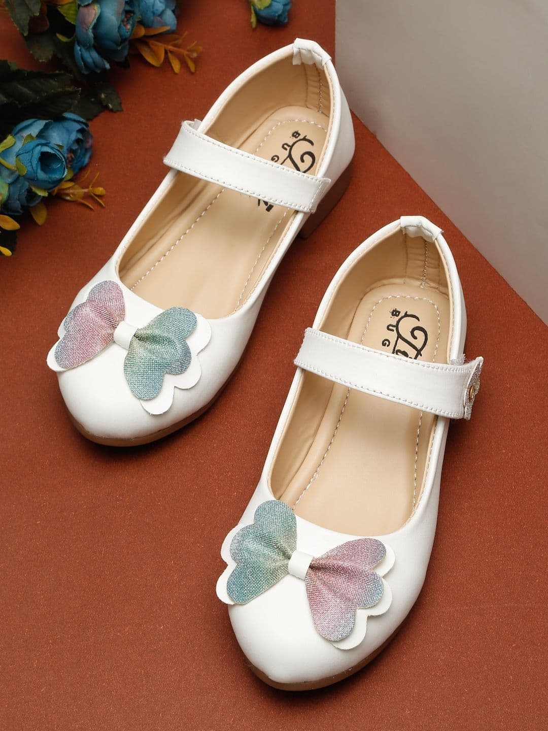 Tiny Bugs Girls Embellished Party Bows Flats - view 1