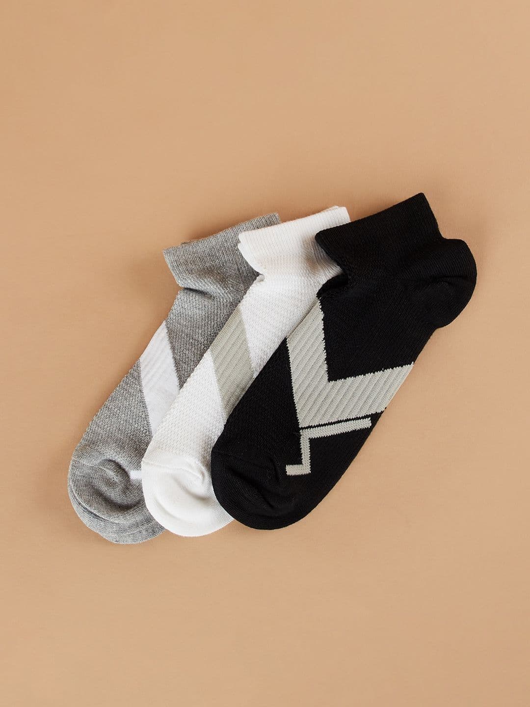 Kappa Men Pack Of 3 Cotton Ankle Length Socks - view 1