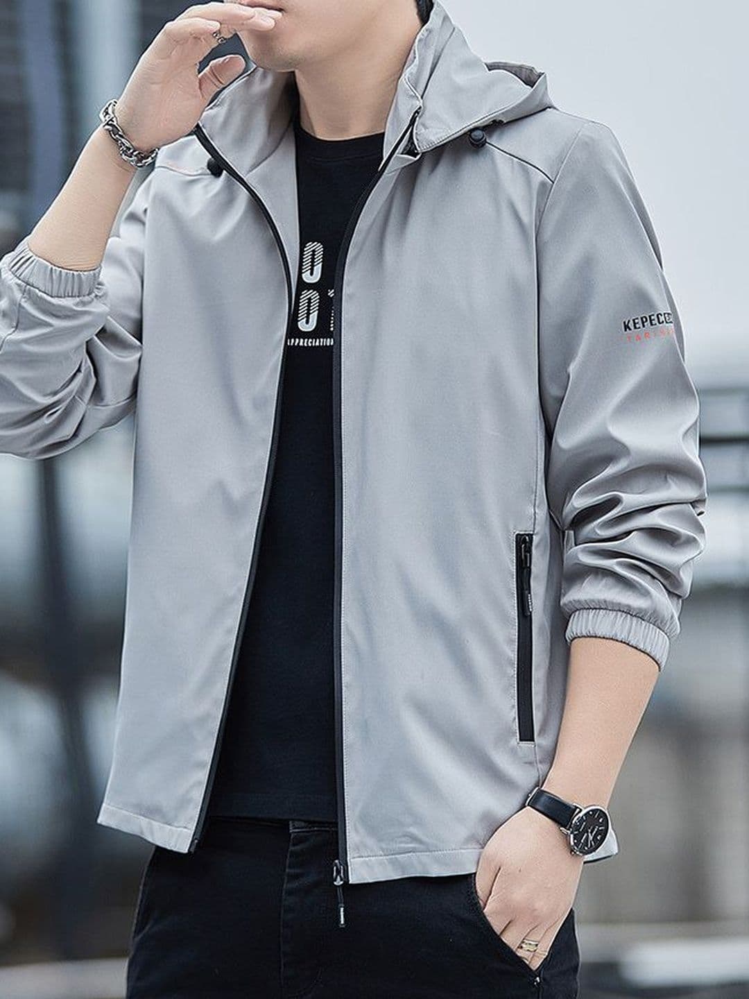 StyleCast x Revolte Men Windcheater Outdoor Tailored Jacket - view 1