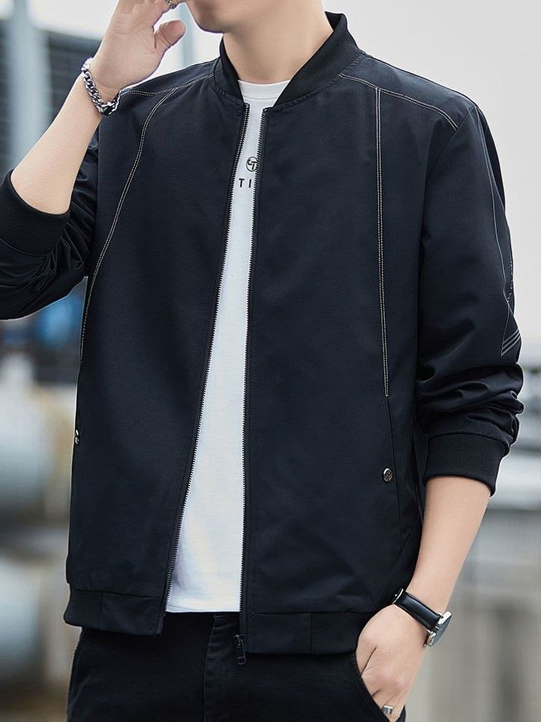 StyleCast x Revolte Men Windcheater Outdoor Tailored Jacket - view 1